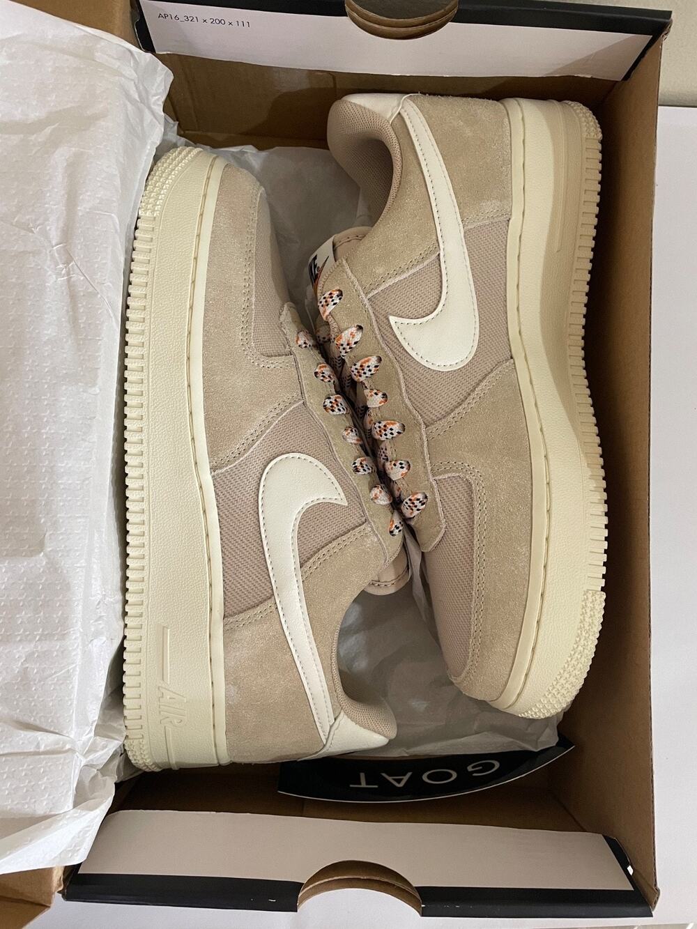 Size 6 - Nike Air Force 1 '07 LV8 Certified Fresh - Rattan